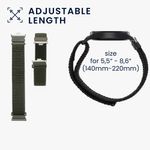 Laptop, Telefoane si Tablete - Wearables si gadgeturi - Wearables - Accesorii wearables - Set 2 Curele Kwmobile pentru Xiaomi Redmi Watch 4 / Band 8 Pro, Negru/Verde inchis, Nylon, KWM000025BE002C - Infinity.ro