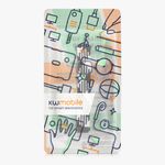 Laptop, Telefoane si Tablete - Wearables si gadgeturi - Wearables - Smartwatch-uri - Curea Kwmobile pentru Garmin Vivomove 3S/Vivoactive 4S, Negru/Alb, Nylon, KWM0000250F001C - Infinity.ro