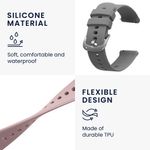 Laptop, Telefoane si Tablete - Wearables si gadgeturi - Wearables - Accesorii wearables - Set 2 Curele Kwmobile pentru Huawei Watch GT 4 (41mm), Gri/Roz, Silicon, KWM0000254B002C - Infinity.ro