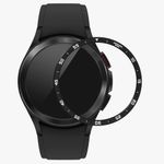 Laptop, Telefoane si Tablete - Wearables si gadgeturi - Wearables - Smartwatch-uri - Rama cadran Kwmobile pentru Samsung Galaxy Watch 6 Classic, Negru/Argintiu, Aluminiu, KWM000024TK001C - Infinity.ro