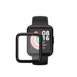 Laptop, Telefoane si Tablete - Wearables si gadgeturi - Wearables - Smartwatch-uri - Set 2 Folii de protectie Kwmobile pentru Xiaomi Redmi Watch 2 Lite, Transparent/Negru, Polimer, KWM000024WS001C - Infinity.ro