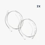 Laptop, Telefoane si Tablete - Wearables si gadgeturi - Wearables - Smartwatch-uri - Set 2 Huse Kwmobile pentru Samsung Galaxy Watch 6, Transparent, Silicon, KWM000024TH001C - Infinity.ro