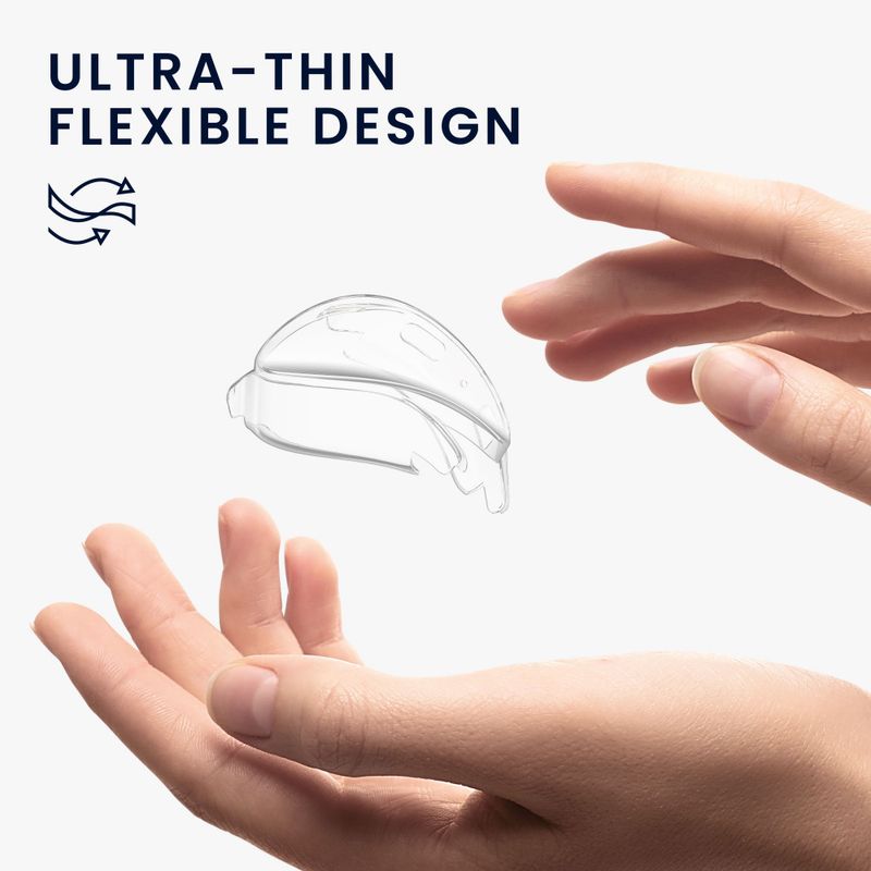 Laptop, Telefoane si Tablete - Wearables si gadgeturi - Wearables - Smartwatch-uri - Set 2 Huse Kwmobile pentru Samsung Galaxy Watch 6, Transparent, Silicon, KWM000024TH001C - Infinity.ro