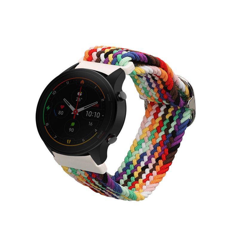 Laptop, Telefoane si Tablete - Wearables si gadgeturi - Wearables - Smartwatch-uri - Curea Kwmobile pentru Xiaomi Mi Watch/Mi Watch Color Sport, Multicolor, Nylon, KWM000025FH002C - Infinity.ro
