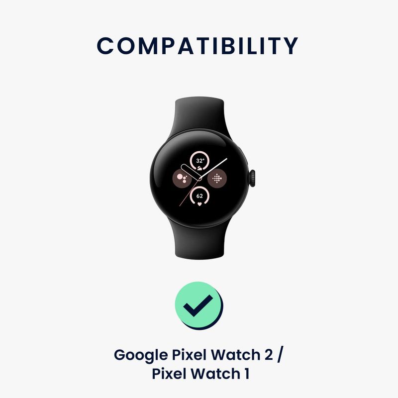 Laptop, Telefoane si Tablete - Wearables si gadgeturi - Wearables - Smartwatch-uri - Set 2 Curele Kwmobile pentru Google Pixel Watch 2/Pixel Watch, Multicolor/Roz, Silicon, KWM0000254I002C - Infinity.ro