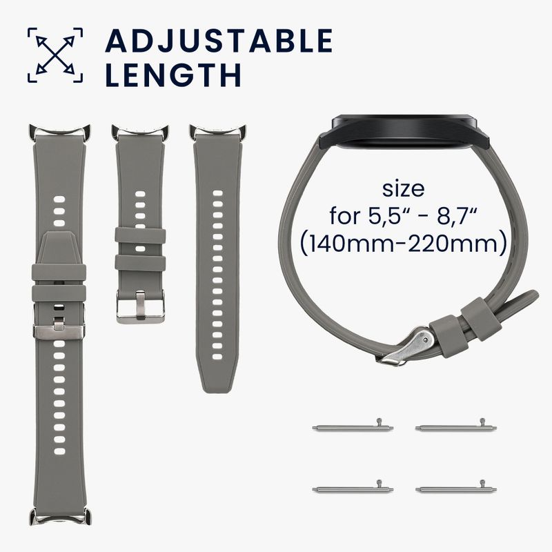 Laptop, Telefoane si Tablete - Wearables si gadgeturi - Wearables - Smartwatch-uri - Set 2 Curele Kwmobile pentru Google Pixel Watch 2/Pixel Watch, Multicolor/Roz, Silicon, KWM0000254I002C - Infinity.ro