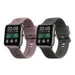 Laptop, Telefoane si Tablete - Wearables si gadgeturi - Wearables - Accesorii wearables - Set 2 Curele Kwmobile pentru Popglory P66, Multicolor/Mov, Silicon, KWM000024SZ002C - Infinity.ro