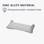 Laptop, Telefoane si Tablete - Wearables si gadgeturi - Wearables - Smartwatch-uri - Set 4 Adaptori prindere curea de 18 mm Kwmobile pentru OPPO Watch Free, Argintiu/Negru, Otel, KWM0000255H001C - Infinity.ro