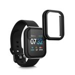 Laptop, Telefoane si Tablete - Wearables si gadgeturi - Wearables - Smartwatch-uri - Set 2 Huse Kwmobile cu sticla securizata pentru iTouch Air 3, Transparent/Negru, Plastic, KWM0000255Q001C - Infinity.ro