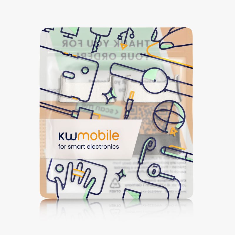 Laptop, Telefoane si Tablete - Wearables si gadgeturi - Wearables - Smartwatch-uri - Set 4 Adaptori prindere curea de 18 mm Kwmobile pentru OPPO Watch Free, Argintiu/Negru, Otel, KWM0000255H001C - Infinity.ro