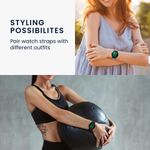 Laptop, Telefoane si Tablete - Wearables si gadgeturi - Wearables - Accesorii wearables - Set 4 Adaptori prindere curea de 20 mm Kwmobile pentru Google Pixel Watch 2, Argintiu/Negru, Otel, KWM0000255L001C - Infinity.ro
