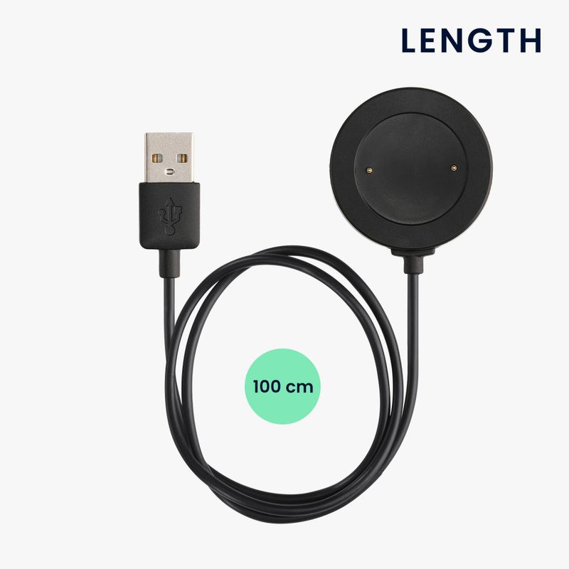 Laptop, Telefoane si Tablete - Wearables si gadgeturi - Wearables - Accesorii wearables - Cablu de incarcare USB Kwmobile pentru Honor Watch 4, Negru, Plastic, KWM000024UF001C - Infinity.ro
