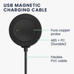 Laptop, Telefoane si Tablete - Wearables si gadgeturi - Wearables - Accesorii wearables - Cablu de incarcare USB Kwmobile pentru Honor Watch 4, Negru, Plastic, KWM000024UF001C - Infinity.ro