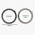 Laptop, Telefoane si Tablete - Wearables si gadgeturi - Wearables - Smartwatch-uri - Rama cadran Kwmobile pentru Samsung Galaxy Watch 5, Negru/Argintiu, Aluminiu, KWM0000258Z001C - Infinity.ro