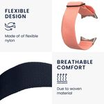 Laptop, Telefoane si Tablete - Wearables si gadgeturi - Wearables - Smartwatch-uri - Set 2 Curele Kwmobile pentru Google Pixel Watch 2/Pixel Watch, Albastru inchis/Roz, Nylon, KWM000025BF002C - Infinity.ro