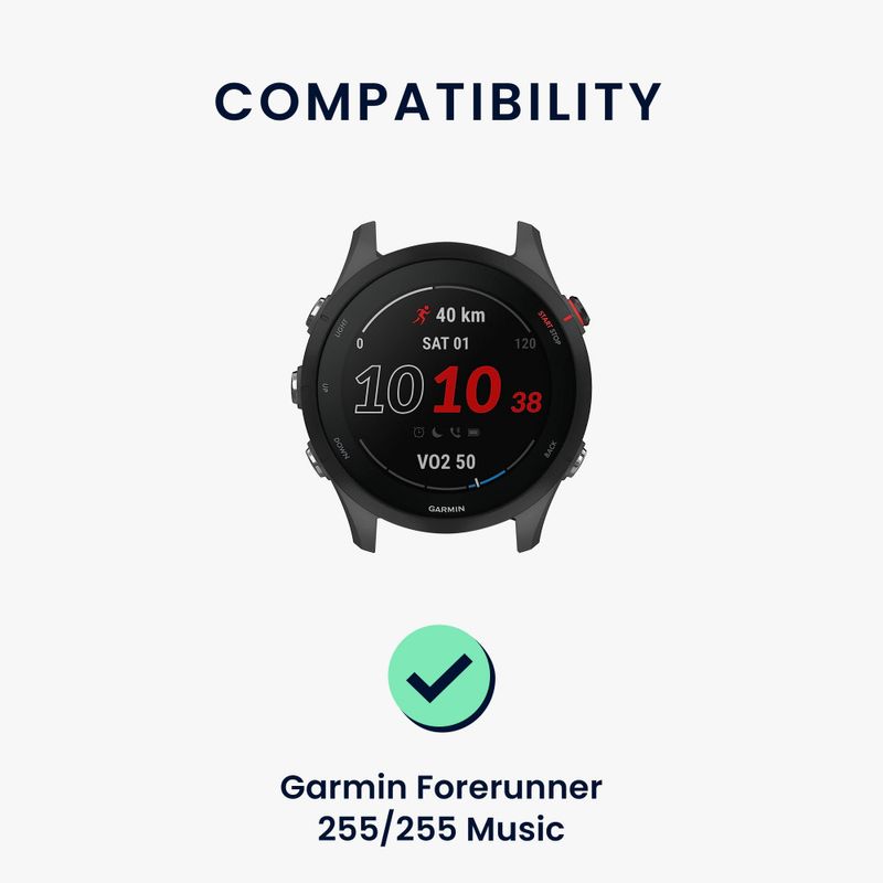 Laptop, Telefoane si Tablete - Wearables si gadgeturi - Wearables - Accesorii wearables - Set 2 Curele Kwmobile pentru Garmin Forerunner 255, Multicolor, Silicon, KWM000024TY001C - Infinity.ro