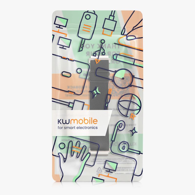 Laptop, Telefoane si Tablete - Wearables si gadgeturi - Wearables - Smartwatch-uri - Curea Kwmobile pentru TicWatch GTH/E3/C2, Negru, Nylon, KWM000024YC001C - Infinity.ro