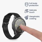 Laptop, Telefoane si Tablete - Wearables si gadgeturi - Wearables - Smartwatch-uri - Set 2 Huse Kwmobile cu sticla securizata pentru Huawei Watch GT 4 (46mm), Transparent, Plastic, KWM0000254O001C - Infinity.ro