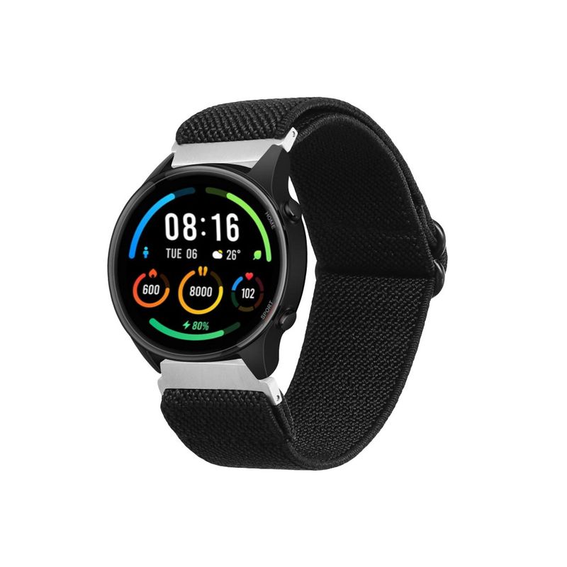 Laptop, Telefoane si Tablete - Wearables si gadgeturi - Wearables - Smartwatch-uri - Curea Kwmobile pentru Xiaomi Mi Watch Color Sport/S1 Active, Negru, Nylon, KWM000024YA001C - Infinity.ro