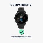 Laptop, Telefoane si Tablete - Wearables si gadgeturi - Wearables - Smartwatch-uri - Set 2 Folii de protectie Kwmobile pentru Garmin Forerunner 945, Transparent/Negru, Polimer, KWM000024VA001C - Infinity.ro