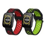 Laptop, Telefoane si Tablete - Wearables si gadgeturi - Wearables - Accesorii wearables - Set 2 Curele Kwmobile pentru Amazfit Bip 5/GTR 4, Multicolor, Silicon, KWM000024YU003C - Infinity.ro