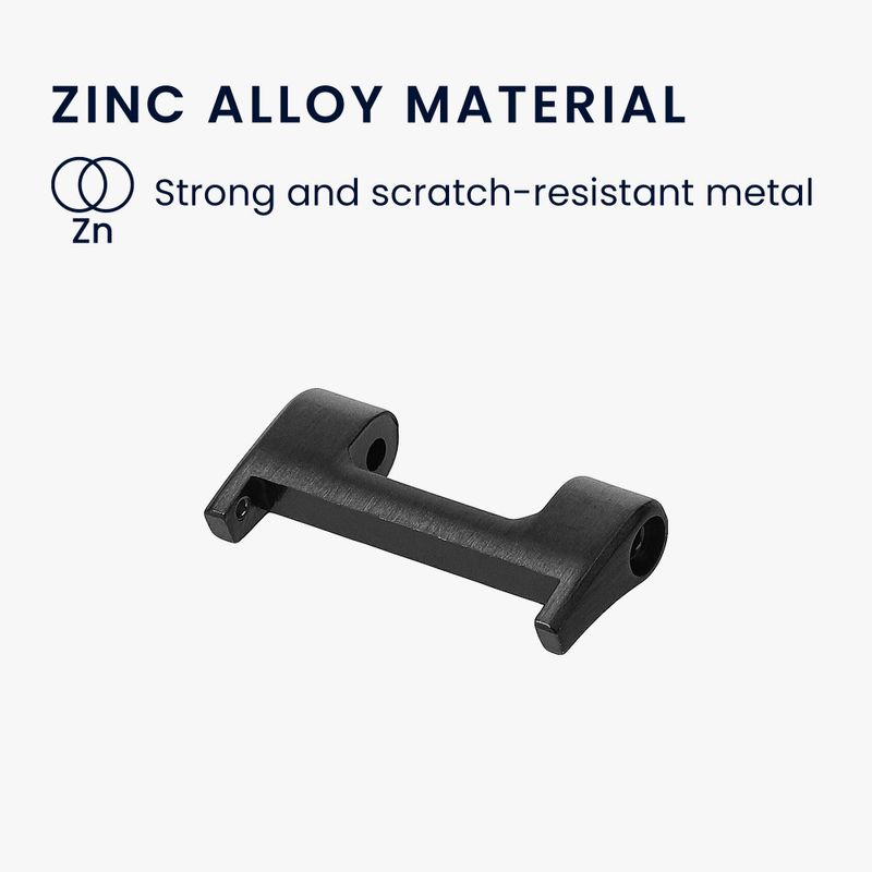 Laptop, Telefoane si Tablete - Wearables si gadgeturi - Wearables - Smartwatch-uri - Set 4 Adaptori prindere curea de 22 mm Kwmobile pentru Amazfit T-Rex, Argintiu/Negru, Otel, KWM0000255J001C - Infinity.ro