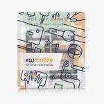 Laptop, Telefoane si Tablete - Wearables si gadgeturi - Wearables - Smartwatch-uri - Set 4 Adaptori prindere curea de 22 mm Kwmobile pentru Amazfit T-Rex, Argintiu/Negru, Otel, KWM0000255J001C - Infinity.ro