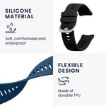 Laptop, Telefoane si Tablete - Wearables si gadgeturi - Wearables - Accesorii wearables - Set 2 Curele Kwmobile pentru Popglory P66, Negru/Albastru, Silicon, KWM000024SZ001C - Infinity.ro