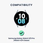 Laptop, Telefoane si Tablete - Wearables si gadgeturi - Wearables - Smartwatch-uri - Curea Kwmobile pentru Samsung Galaxy Watch 5/Galaxy Watch 5 Pro/Galaxy Watch 4, Roz deschis, Nylon, KWM000024XZ002C - Infinity.ro
