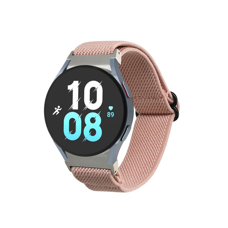 Laptop, Telefoane si Tablete - Wearables si gadgeturi - Wearables - Smartwatch-uri - Curea Kwmobile pentru Samsung Galaxy Watch 5/Galaxy Watch 5 Pro/Galaxy Watch 4, Roz deschis, Nylon, KWM000024XZ002C - Infinity.ro