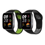 Laptop, Telefoane si Tablete - Wearables si gadgeturi - Wearables - Accesorii wearables - Set 2 Curele Kwmobile pentru Xiaomi Redmi Watch 3 Active, Multicolor, Silicon, KWM000024YV002C - Infinity.ro