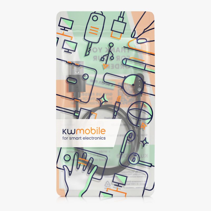 Laptop, Telefoane si Tablete - Wearables si gadgeturi - Wearables - Smartwatch-uri - Cablu de incarcare USB pentru Oppo Watch Free, Kwmobile, Negru, Plastic, 57784.01 - Infinity.ro