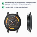 Laptop, Telefoane si Tablete - Wearables si gadgeturi - Wearables - Smartwatch-uri - Set 2 Huse Kwmobile cu sticla securizata pentru Garmin Venu 3S, Transparent/Negru, Plastic, KWM0000251S002C - Infinity.ro