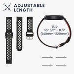 Laptop, Telefoane si Tablete - Wearables si gadgeturi - Wearables - Accesorii wearables - Set 2 Curele Kwmobile pentru Amazfit Cheetah/ZEPP E, Multicolor, Silicon, KWM000024TZ001C - Infinity.ro