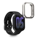 Laptop, Telefoane si Tablete - Wearables si gadgeturi - Wearables - Smartwatch-uri - Set 2 Huse Kwmobile pentru Amazfit Active, Negru/Argintiu, Silicon, KWM000025BI002C - Infinity.ro