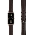 Laptop, Telefoane si Tablete - Wearables si gadgeturi - Wearables - Smartwatch-uri - Curea Kwmobile pentru Huawei Watch Fit mini, Maro, Piele naturala, KWM0000174K007C - Infinity.ro