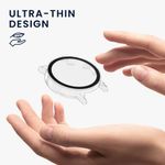 Laptop, Telefoane si Tablete - Wearables si gadgeturi - Wearables - Smartwatch-uri - Set 2 Huse Kwmobile cu sticla securizata pentru Huawei Watch GT 4 (41mm), Transparent/Negru, Plastic, KWM0000254P002C - Infinity.ro