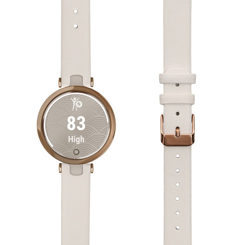 Laptop, Telefoane si Tablete - Wearables si gadgeturi - Wearables - Accesorii wearables - Curea Kwmobile pentru Garmin Lily Sport, Alb, Piele naturala, KWM000020AH003C - Infinity.ro