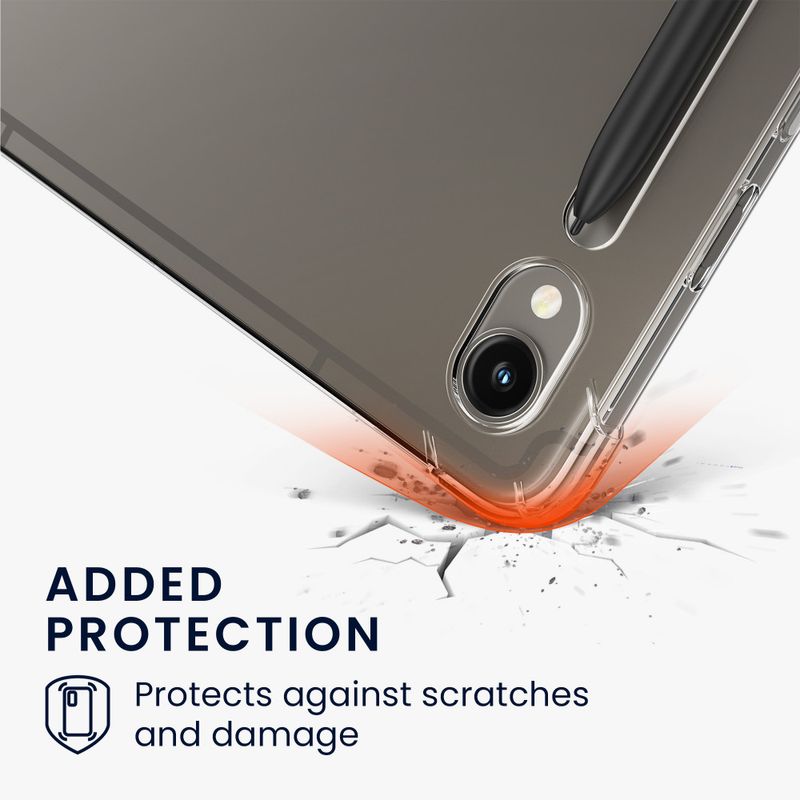 Laptop, Telefoane si Tablete - Tablete si accesorii tablete - Accesorii Tablete - Huse tablete - Husa Kwmobile pentru Samsung Galaxy Tab S9, Transparent, Silicon, KWM000023PL001C - Infinity.ro