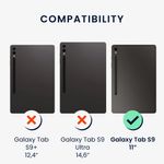 Laptop, Telefoane si Tablete - Tablete si accesorii tablete - Accesorii Tablete - Huse tablete - Husa Kwmobile pentru Samsung Galaxy Tab S9, Transparent, Silicon, KWM000023PL001C - Infinity.ro