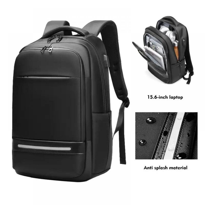 Laptop, Telefoane si Tablete - Laptopuri si accesorii - Accesorii Laptop - Genti laptop - Rucsac pentru laptop 15.6 inch MingLu 20-39L port USB impermeabil antifurt suport pentru ochelari orificiu casti - Infinity.ro