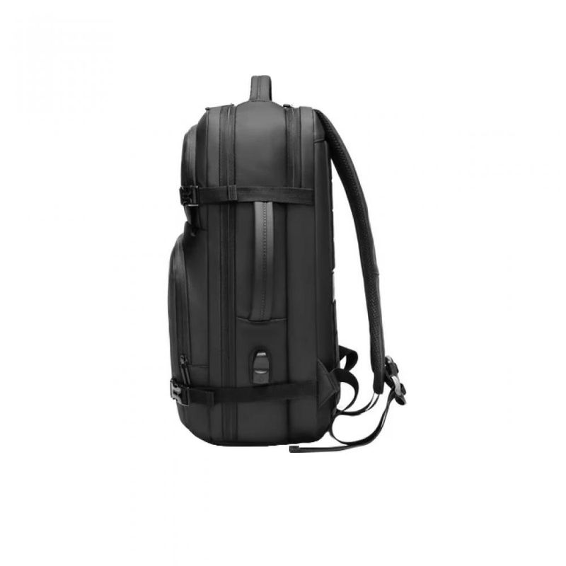 Laptop, Telefoane si Tablete - Laptopuri si accesorii - Accesorii Laptop - Genti laptop - Rucsac pentru laptop 15.6 inch MingLu 20-39L port USB impermeabil unisex dimensiuni 320 x 110 x 450 negru - Infinity.ro