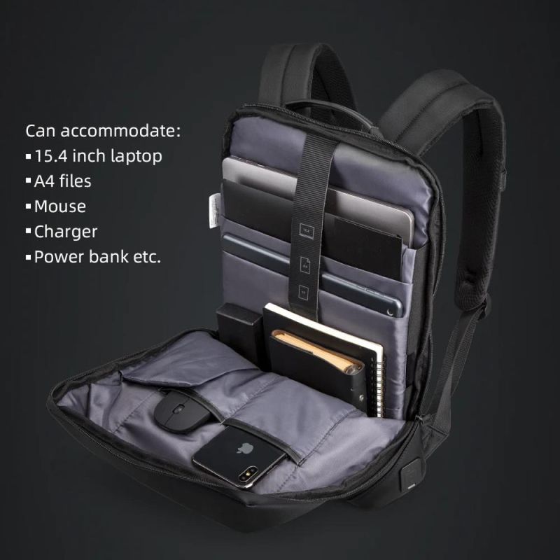 Laptop, Telefoane si Tablete - Laptopuri si accesorii - Accesorii Laptop - Genti laptop - Rucsac business Kingsons compatibil cu laptop 156 inch impermeabil port USB antifurt rezistent la socuri suport chei - Infinity.ro