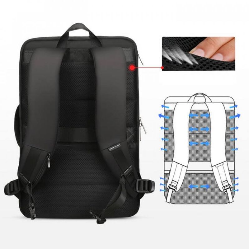 Laptop, Telefoane si Tablete - Laptopuri si accesorii - Accesorii Laptop - Genti laptop - Rucsac/Ghiozdan Mark Ryden pentru laptop 17.3 39L calatorie scoala sau servici extensibil port USB full impermeabil - Infinity.ro