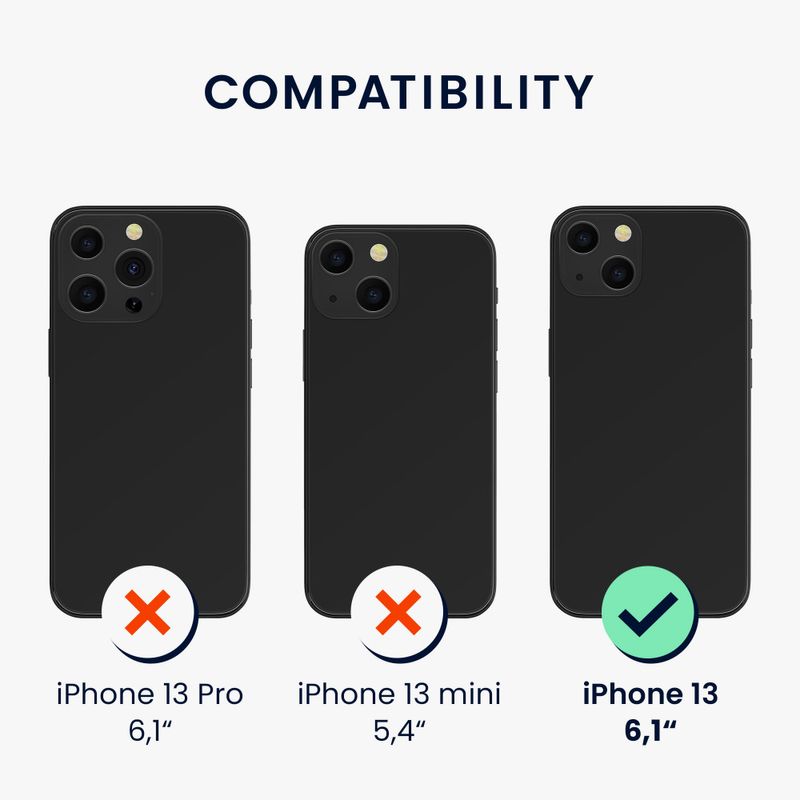 Laptop, Telefoane si Tablete - Telefoane mobile si accesorii - Accesorii Telefoane - Huse telefoane - Husa pentru Apple iPhone 13, Silicon, Albastru, 55948.228, kwmobile - Infinity.ro