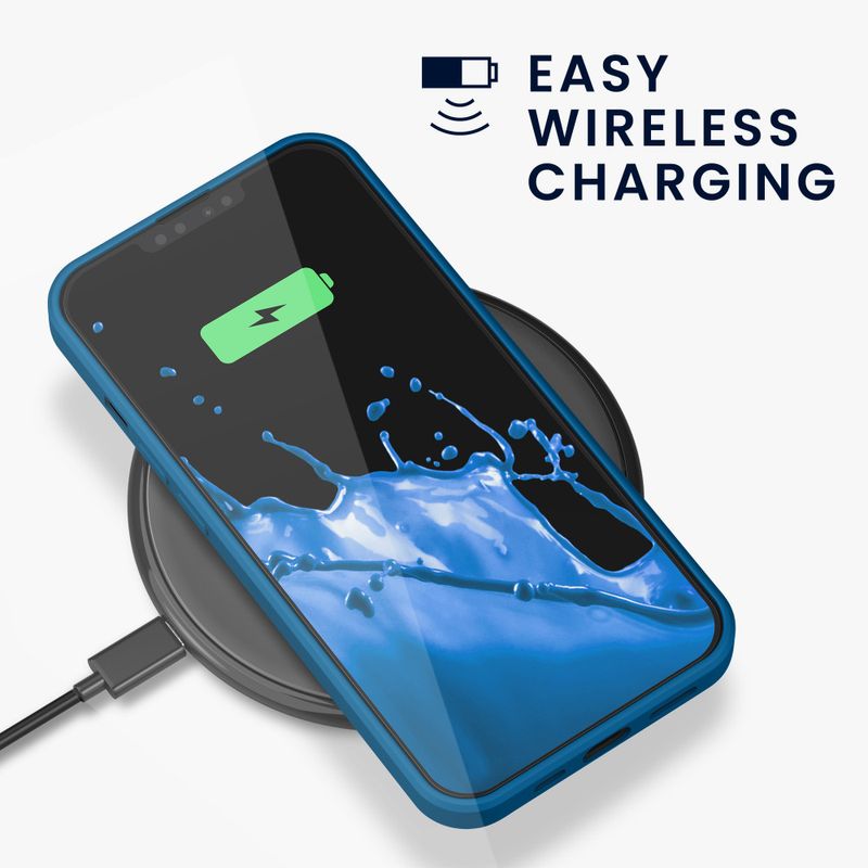 Laptop, Telefoane si Tablete - Telefoane mobile si accesorii - Accesorii Telefoane - Huse telefoane - Husa pentru Apple iPhone 13, Silicon, Albastru, 55948.228, kwmobile - Infinity.ro