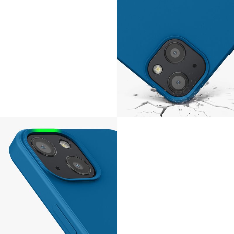 Laptop, Telefoane si Tablete - Telefoane mobile si accesorii - Accesorii Telefoane - Huse telefoane - Husa pentru Apple iPhone 13, Silicon, Albastru, 55948.228, kwmobile - Infinity.ro