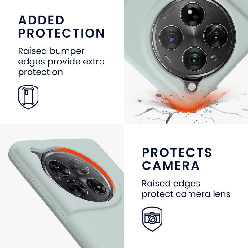 Laptop, Telefoane si Tablete - Telefoane mobile si accesorii - Accesorii Telefoane - Huse telefoane - Husa Kwmobile pentru OnePlus 12, Verde deschis, Silicon, KWM000022QC004C - Infinity.ro