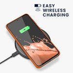 Laptop, Telefoane si Tablete - Telefoane mobile si accesorii - Accesorii Telefoane - Huse telefoane - Husa Kwmobile pentru Samsung Galaxy S21, Portocaliu, Silicon, KWM000012BT071C - Infinity.ro