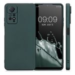 Laptop, Telefoane si Tablete - Telefoane mobile si accesorii - Accesorii Telefoane - Huse telefoane - Husa Kwmobile pentru Xiaomi Redmi Note 11 Pro/Redmi Note 11 Pro 5G, Silicon, Verde, 58650.14 - Infinity.ro